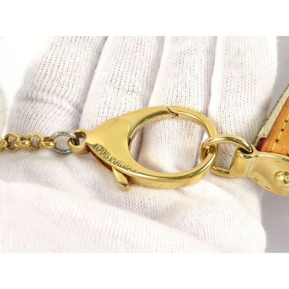 Louis Vuitton Pochette Mila Pouch Chain Bronze White PM Shoulder Bag - Picture 5 of 6